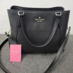 Kate Spade Medium Triple Compartment Satchel Jackson Black - With Tags